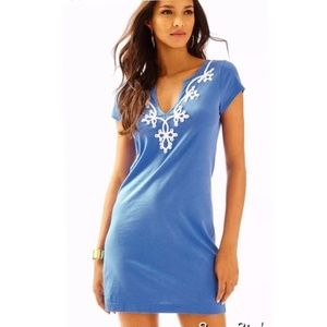 Lilly Pulitzer Blue Brewster T Shirt Dress